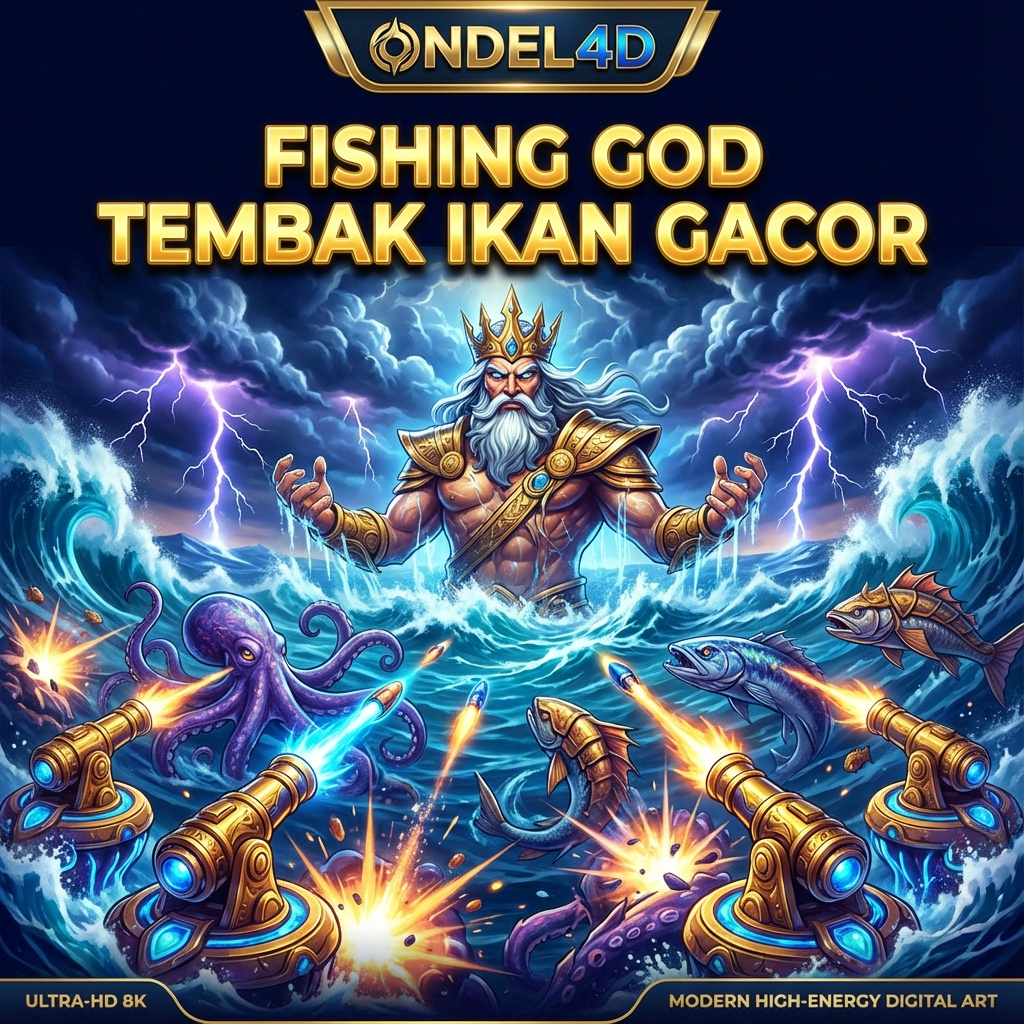 Fishing God di ONDEL4D: Amukan Dewa Laut dalam Game Tembak Ikan Gacor Penuh Strategi dan Hadiah Besar
